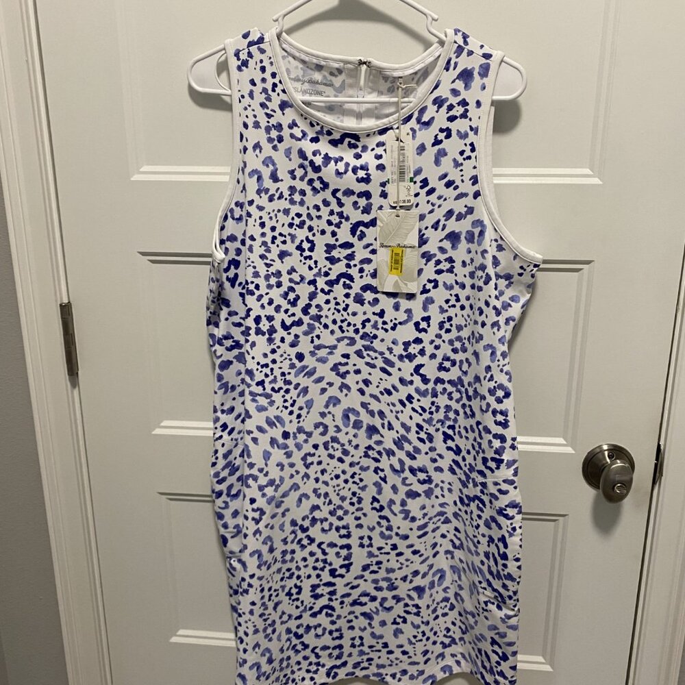 NWT Tommy Bahama Island Zone Leopard Dress Large